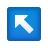 Up Left Arrow icon