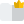 Crown logotype on system folder isolated on a white background icon