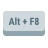 Alt + F8 icon