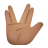 Vulcan Salute Medium Skin Tone icon