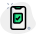 Election result online smartphone isolated on a white background icon