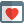 Favorite website with heart logotype under webpage template icon