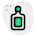 Mouthwash to maintain the oral hygiene isolated on a white background icon