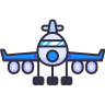 Airplane Front view icon