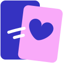 Swiping Heart Right icon