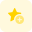 Add a rating star to give feedback online icon