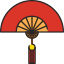 Paper fan icon