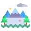 Christmas Tree Landscape icon