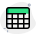 Make table in document or spread sheet icon
