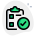 Add and check report on a checklist icon