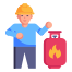 Gas Cylinder icon