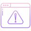 Website Warning icon