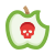 Poisoned apple icon