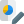 Edit and composed pie chart with pencil logotype icon