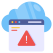 Cloud Webpage Error icon