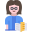 teacher woman icon