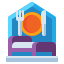 Bed And Breakfast icon