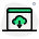 Cloud Computing download button under the landing page template icon