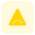 Triangular shape signboard with an alertness displayed icon