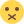 Mouth crossed for forbidden speaking expression emoji icon