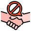 No Handshake icon