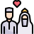 Bride and groom icon