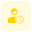 Chart graph for a visualization and statics of global social media profile index icon