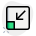 Minimize arrow symbol with shrink inward function icon