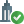 Tall tower building verified security check system icon