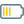 Medium battery power level indication isolated on a white background icon