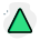 Teaching Triangle symbol for clothes white in color icon