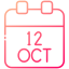 12 October icon