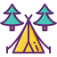 Campsite icon