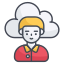 Cloud User icon