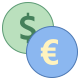 Dollar Euro Exchange icon