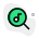 Magnifying glass Logotype for searching music online icon