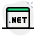 Dot net domain for sale under landing page template icon