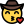 Baby with cowboy hat blowing kiss with heart icon