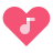 Music Heart icon