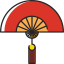 Paper fan icon