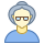 Person Old Female Skin Type 1 and 2 icon