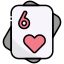 37 Six of Heart icon