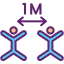 Social Distancing icon