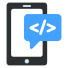 mobile coding icon