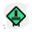 Pedestrian walking traffic road sign post layout icon