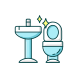 Cleaning Bathroom icon