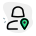 Location shared among the peers of the group online icon