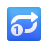 Repeat Single Button icon