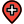 Hospital location with blood bank in same facility icon