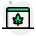 Maple leaf on isolated on a web browser icon